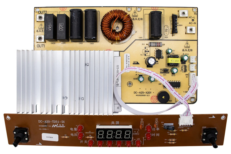 Electric control board for air fryer