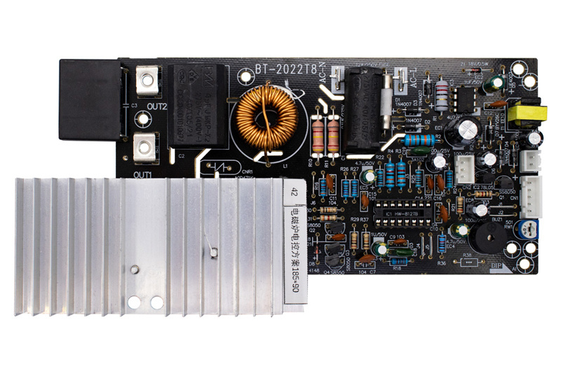 Electric control board of induction cooker