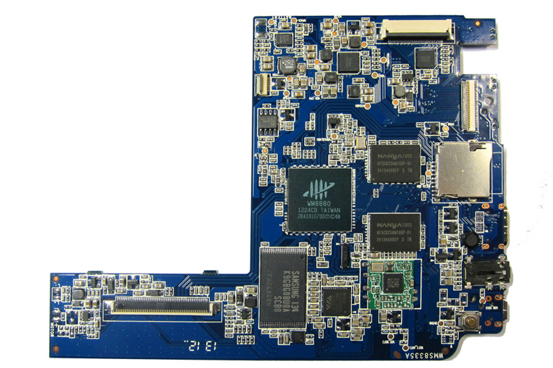 Tablet electronic control board